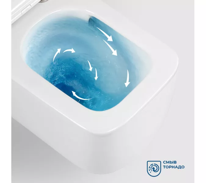 Унитаз подвесной безободковый с сиденьем BelBagno LUCE BB076CH-TOR/SC, изображение 12