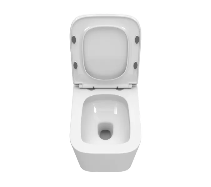 Унитаз подвесной безободковый с сиденьем и смывом TORNADO BelBagno DUE-TOR BB5171CH-TOR/SC, изображение 7