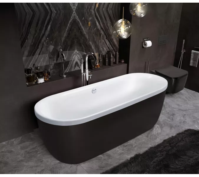 Акриловая ванна CEZARES METAURO-Central-180-80-40-W-MATT, изображение 4