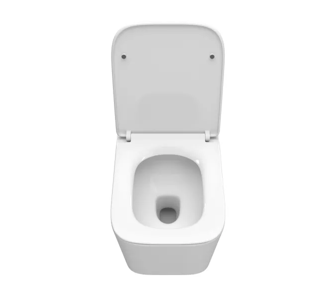 Унитаз подвесной безободковый с сиденьем и смывом TORNADO BelBagno DUE-TOR BB5171CH-TOR/SC, изображение 6