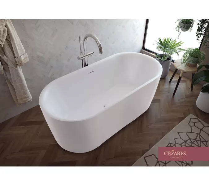 Акриловая ванна CEZARES METAURO-INT-Central-180-80-60, Выбрать цвет: Белый, Выбрать размер: 180х80, изображение 3