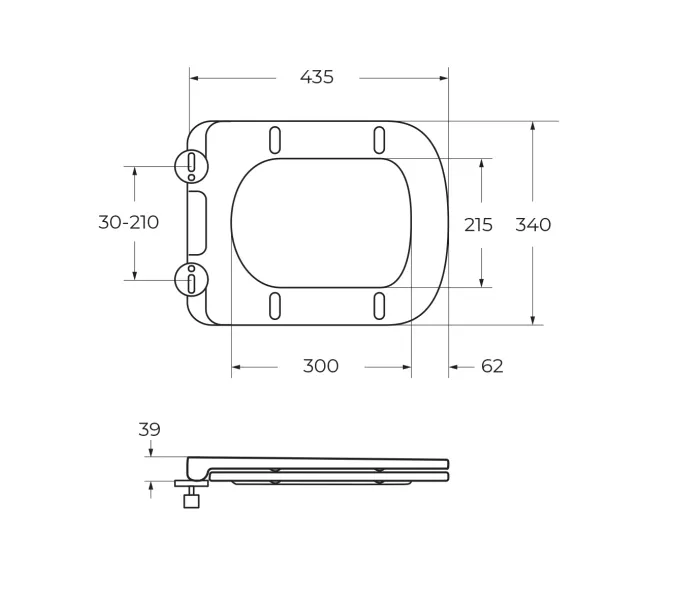 Унитаз подвесной безободковый с сиденьем и смывом TORNADO BelBagno DUE-TOR BB5171CH-TOR/SC, изображение 19