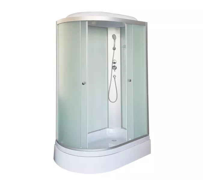 Душевая кабина Dto LM720L/R матовое/средний поддон, Тип поддона: Средний, Выбрать размер: 120х80, Внешний вид: без гидромассажа, Наличие крыши: есть, Ориентация: правая