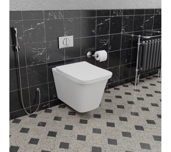 Унитаз подвесной CeramaLux 2622E безободковый