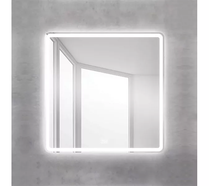 Зеркало BelBagno SPC-MAR  с сенсорным выключателем с подсветкой  80*80, Тип: Сенсорное зеркало с подогревом, Выбрать размер: 80х80