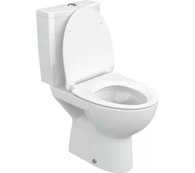 Унитаз Cersanit Yalla Clean On 011 3/6 DPL EO безободковый, изображение 2