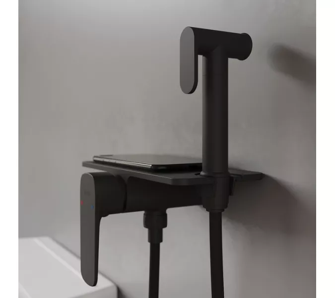 Гигиеническим душ  IDDIS AXEBLSHi08 черный матовый, изображение 2