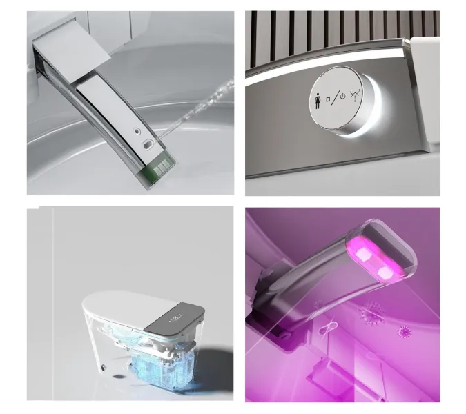 Унитаз Ceruttispa CT10617  ESTER Smart напольный с дистанционным управлением, изображение 5