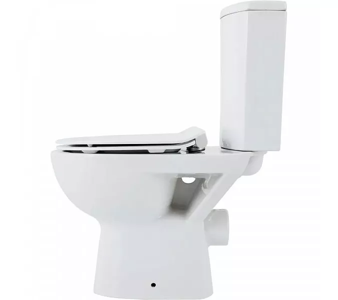 Унитаз Cersanit Yalla Clean On 011 3/6 DPL EO безободковый, изображение 3