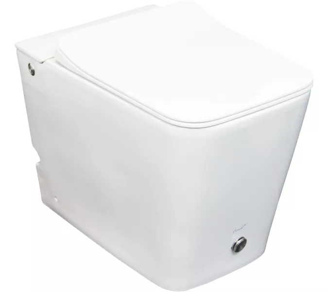 Унитаз Ceruttispa CT7269 DISGRAZIA Pulse приставной с функцией импульсного смыва, изображение 3