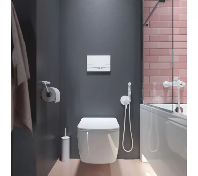 Клавиша смыва Iddis Unifix UNI06MWi77 Белая матовая, изображение 4