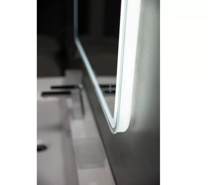 Зеркало BelBagno SPC-MAR  с сенсорным выключателем с подсветкой  80*80, Тип: Сенсорное зеркало с подогревом, Выбрать размер: 80х80, изображение 3