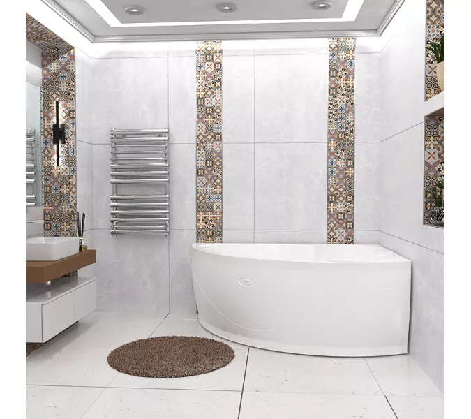 Ванна акриловая Radomir Алари 168х120 см, Ориентация: Правая, изображение 6