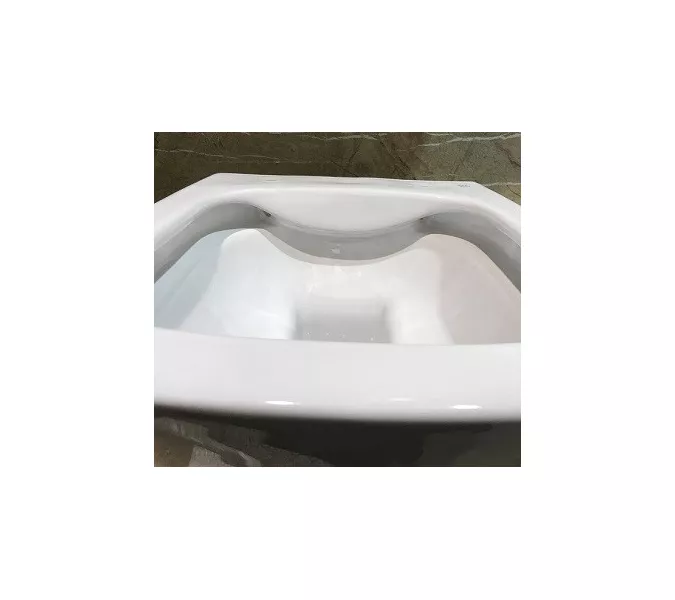 Унитаз подвесной CeramaLux 2622E безободковый, изображение 8