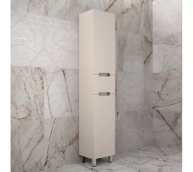 Колонна напольная "Матис" 36 см 1 ящик, КРЕМ, PLUS, ЭМАЛЬ, Выбрать цвет: Крем, изображение 2