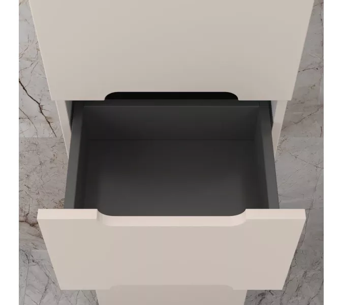 Колонна напольная "Матис" 36 см 1 ящик, КРЕМ, PLUS, ЭМАЛЬ, Выбрать цвет: Крем, изображение 4