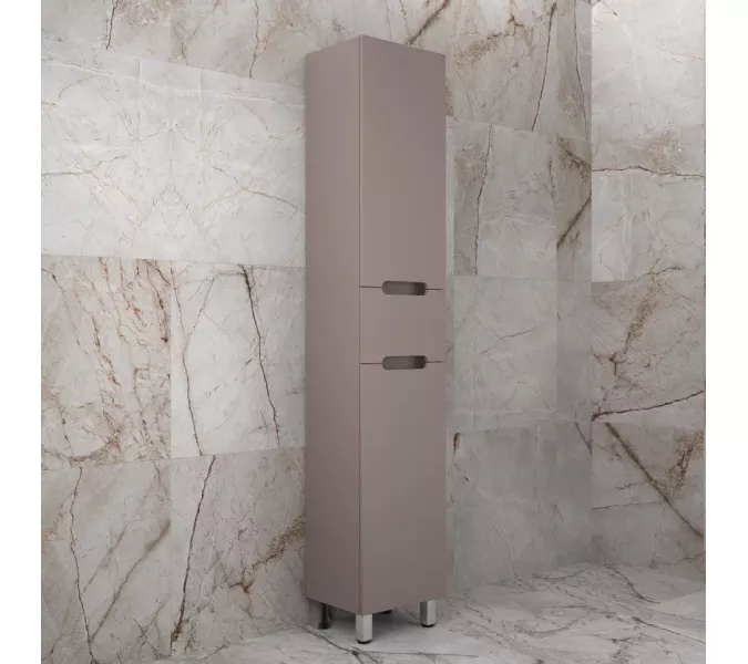 Колонна напольная "Матис" 36 см 1 ящик, тауп темный, PLUS, ЭМАЛЬ, Выбрать цвет: Тауп темный, изображение 2