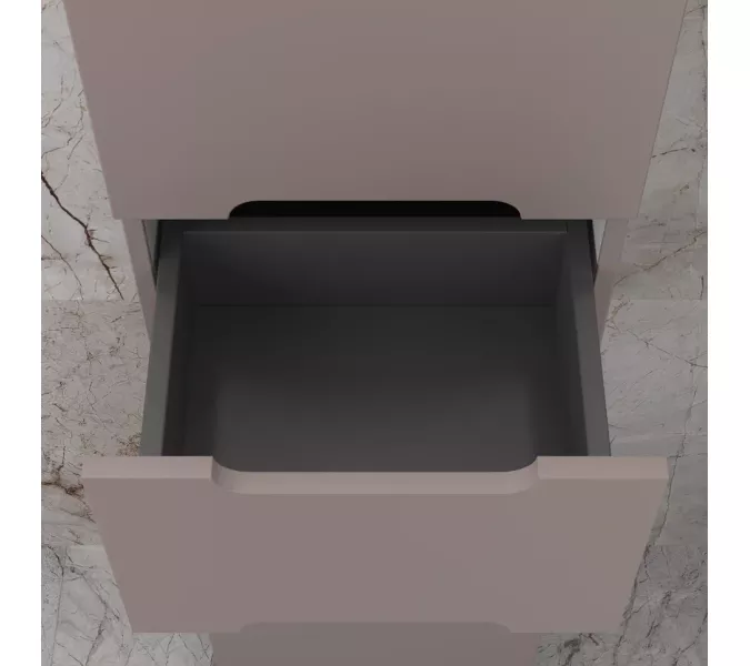 Колонна напольная "Матис" 36 см 1 ящик, тауп темный, PLUS, ЭМАЛЬ, Выбрать цвет: Тауп темный, изображение 4