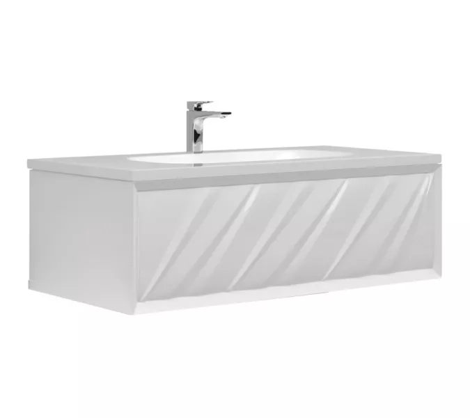 Тумба подвесная с раковиной 1Marka  Glace