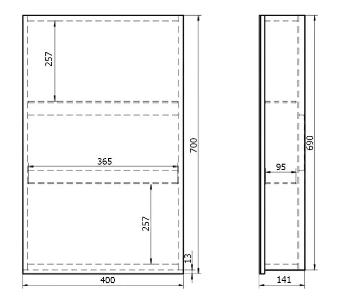 Зеркало-шкаф Alvaro Banos Viento 40, изображение 2
