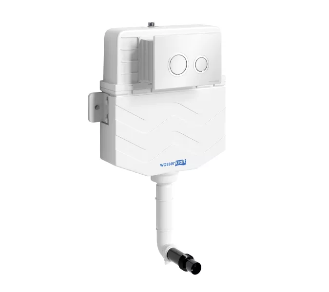 Встраиваемый смывной бачок WasserKRAFT Aller 10TLT.031.ME без кнопки/с кнопкой для приставного унитаза, Внешний вид: Без кнопки, изображение 6