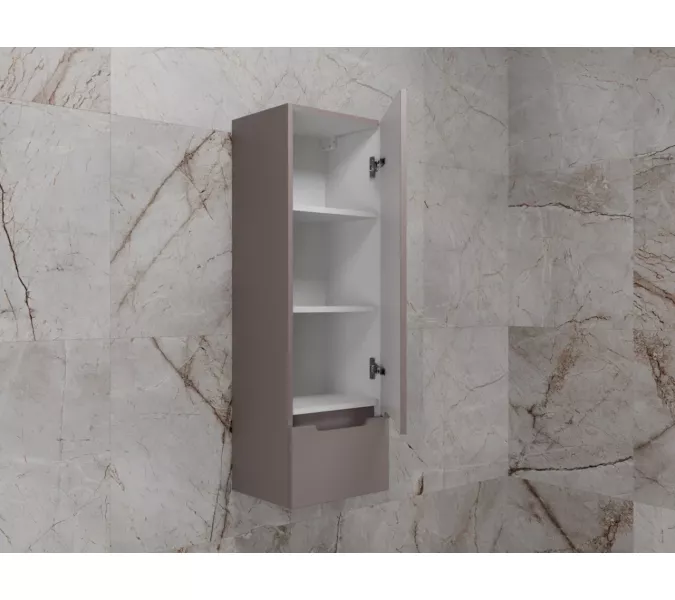 Колонна подвесная Style Line "Матис" 36 см, 1 ящик, тауп темный, plus, эмаль, Выбрать цвет: Тауп темный, изображение 4