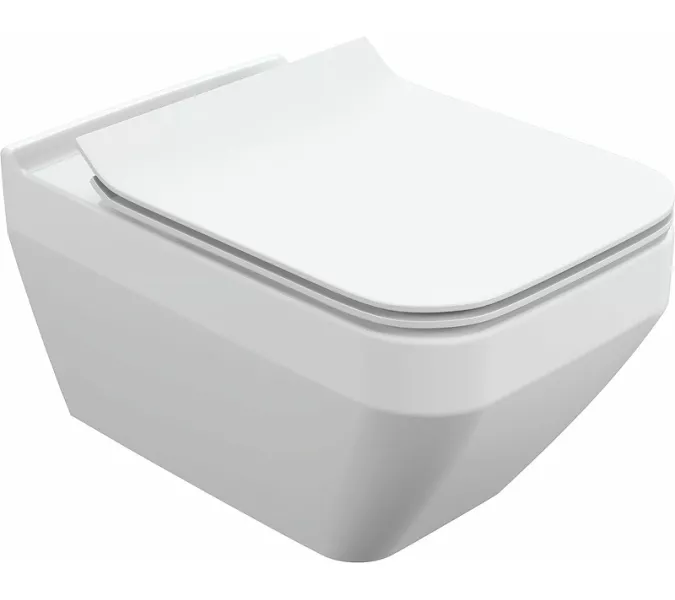 Комплект унитаза с инсталляцией Cersanit Crea Square CO DPL EO slim 63997 с сиденьем Микролифт, изображение 5