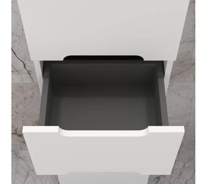 Колонна напольная "Матис" 36 см 1 ящик, Белый матовый, PLUS, ЭМАЛЬ, Выбрать цвет: Белый, изображение 4