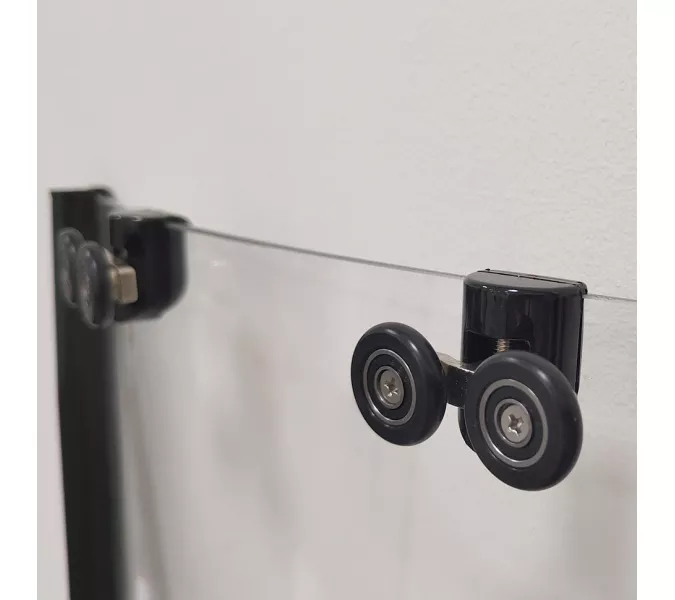 Душевая кабина Triton ПРАЙМ-БЛЭК 90*90 А  стекло прозрачное, Цвет стекла: прозрачное, Цвет профиля: Черный, Тип поддона: Низкий, Выбрать размер: 90х90, Наличие крыши: есть, изображение 17