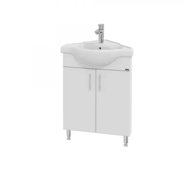 Тумба напольная СанТа Аврора 65 угловая, без раковины