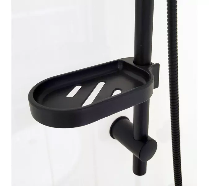 Душевая кабина Triton ПРАЙМ-БЛЭК 90*90 А  стекло прозрачное, Цвет стекла: прозрачное, Цвет профиля: Черный, Тип поддона: Низкий, Выбрать размер: 90х90, Наличие крыши: есть, изображение 10