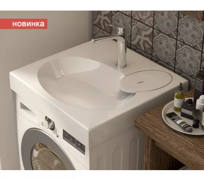 Раковина над стиральной машиной Эстет Lea 60, изображение 5