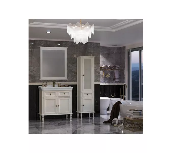 Зеркало Opadiris Кантара-85 Слоновая кость, изображение 3