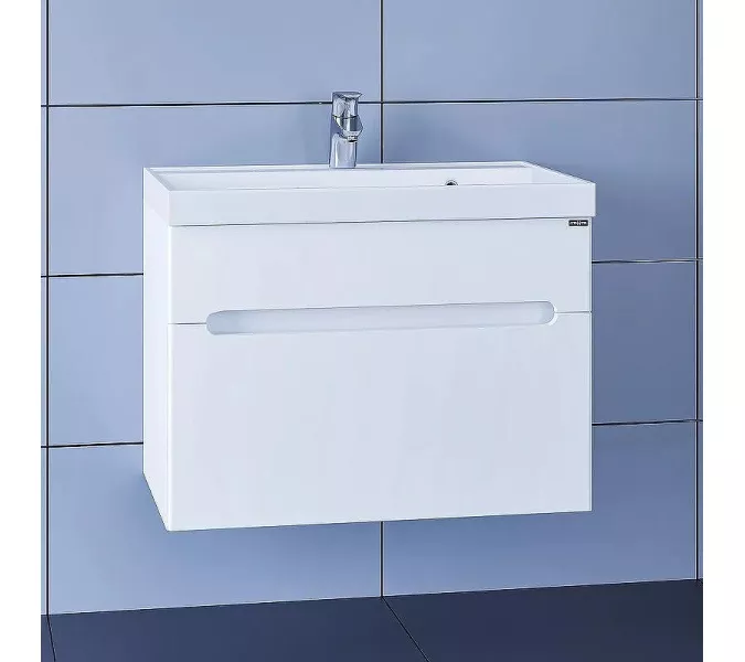 Тумба для умывальника СанТа Лондон 70 подвесная 2 ящика, изображение 3