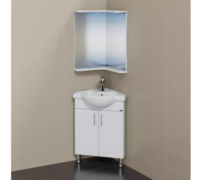 Тумба напольная СанТа Аврора 65 угловая, без раковины, изображение 3