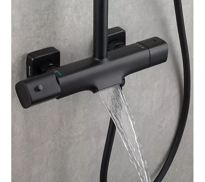 Душевая стойка с термостатом Gappo G2495-76, изображение 5