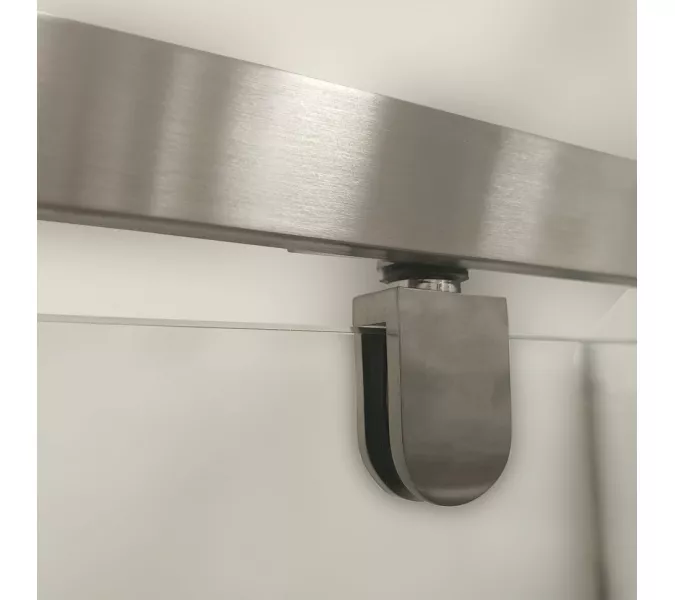 Душевое ограждение  Triton "ДЕКА-ГРАФИТ", Цвет профиля: Серый, Тип поддона: Низкий, Выбрать размер: 90х90, изображение 6