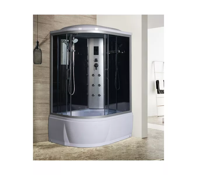 Душевая кабина River DUNAY TH /R  120х90 тонированное/высокий поддон(44см)