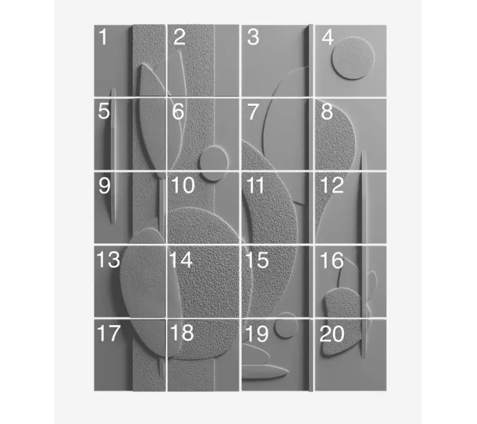 Панель - панно гипсовая 3D ARTPOLE PICASSO, изображение 2