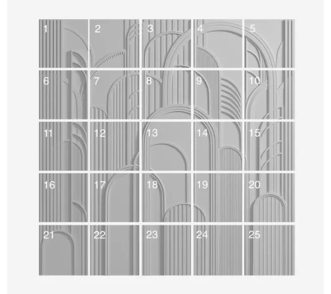 Панель - панно гипсовая 3D ARTPOLE ARTPOLIS, изображение 2