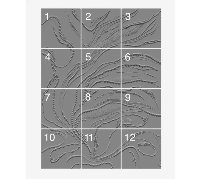 Панель- панно гипсовая 3D ARTPOLE PEARLS, изображение 2