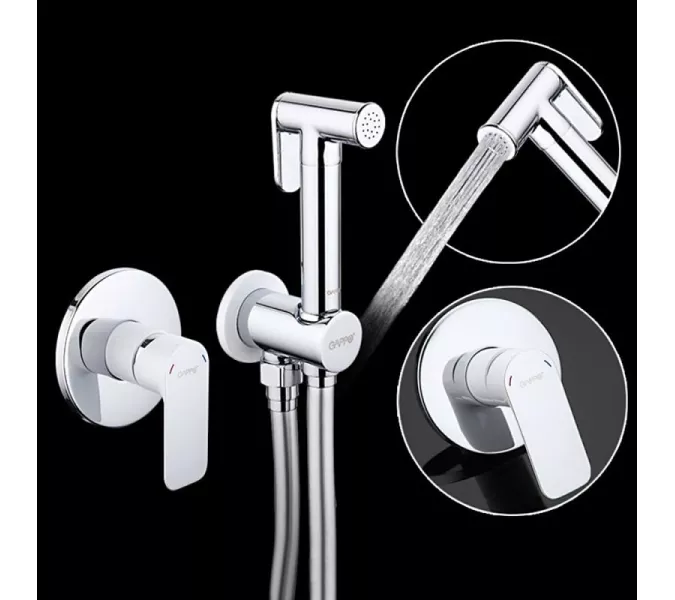 Смеситель с гигиеническим душем Gappo G7248, изображение 5