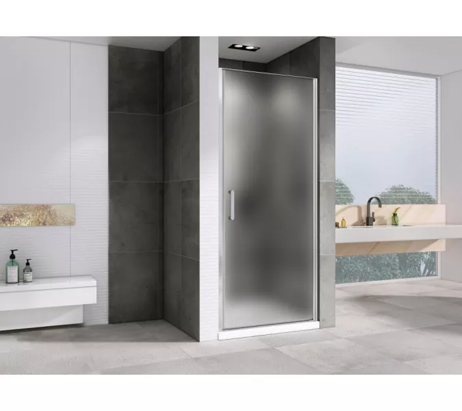 Душевая дверь ABBER Sonnenstrand матовое/хром 90, изображение 2