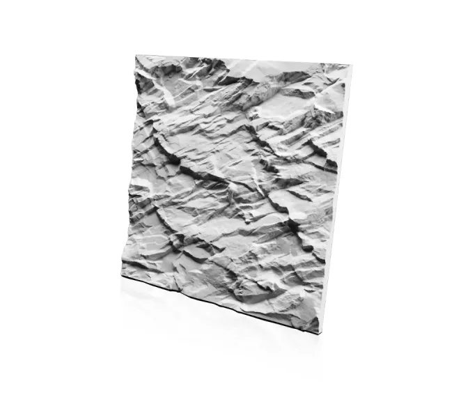 Панель гипсовая 3D ARTPOLE ATACAMA, Внешний вид: Рисунок 1