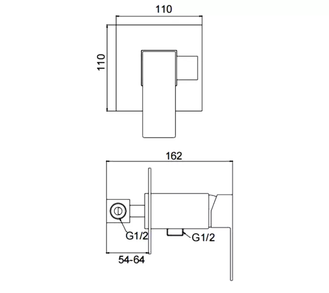 Смеситель с гигиеническим душем Frap F72802, изображение 8