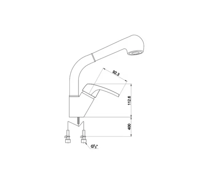 Смеситель для кухни Timo Standard 1936FL, изображение 2