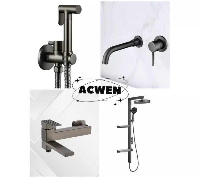 Душ гигиенический ACWEN 82217GG  графит, изображение 9