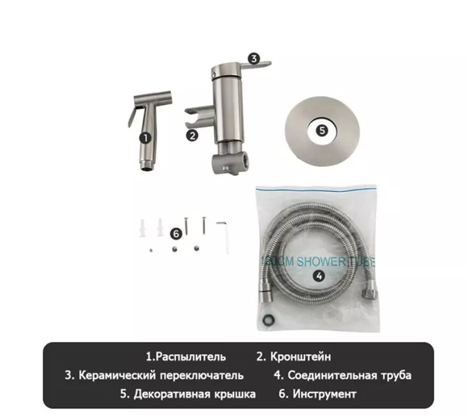 Смеситель с гигиеническим душем Gappo G7299-30, изображение 6