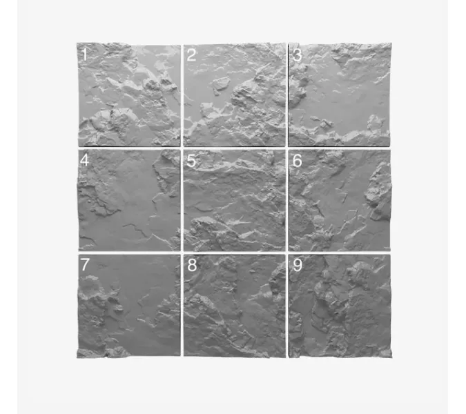 Панель - панно гипсовая 3D ARTPOLE BASALT, изображение 2