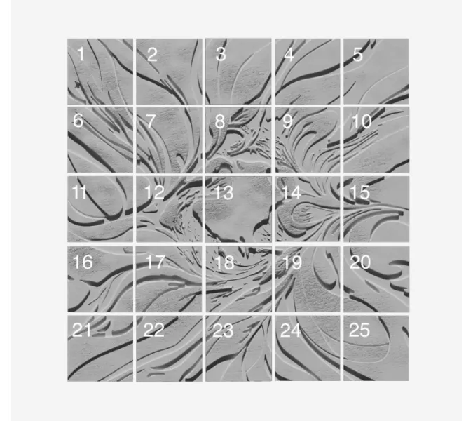 Панель - панно гипсовая 3D ARTPOLE FRACTALITY, изображение 2